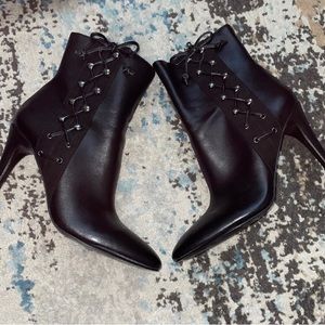 Nine West black Heeled Booties